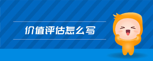 價(jià)值評估怎么寫