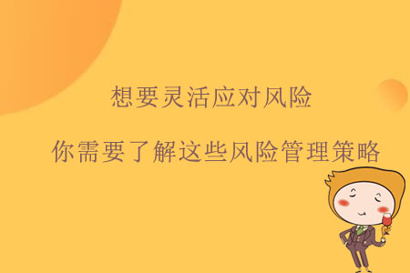 想要靈活應(yīng)對(duì)風(fēng)險(xiǎn)，你需要了解這些風(fēng)險(xiǎn)管理策略