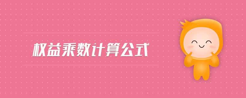 權(quán)益乘數(shù)計(jì)算公式