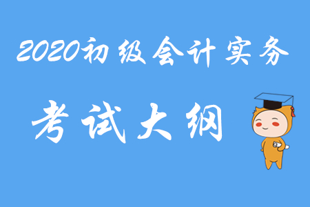 2020年初級會計職稱《初級會計實務》考試大綱第三章