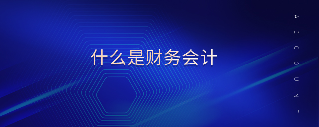 什么是財(cái)務(wù)會計(jì)