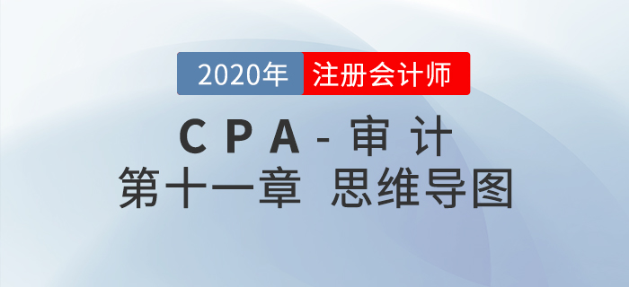2020年注會(huì)《審計(jì)》第十一章思維導(dǎo)圖及自測習(xí)題