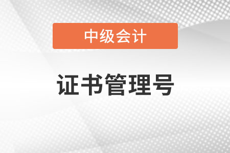 中級(jí)會(huì)計(jì)職稱(chēng)證書(shū)編號(hào)查詢(xún)流程是什么？