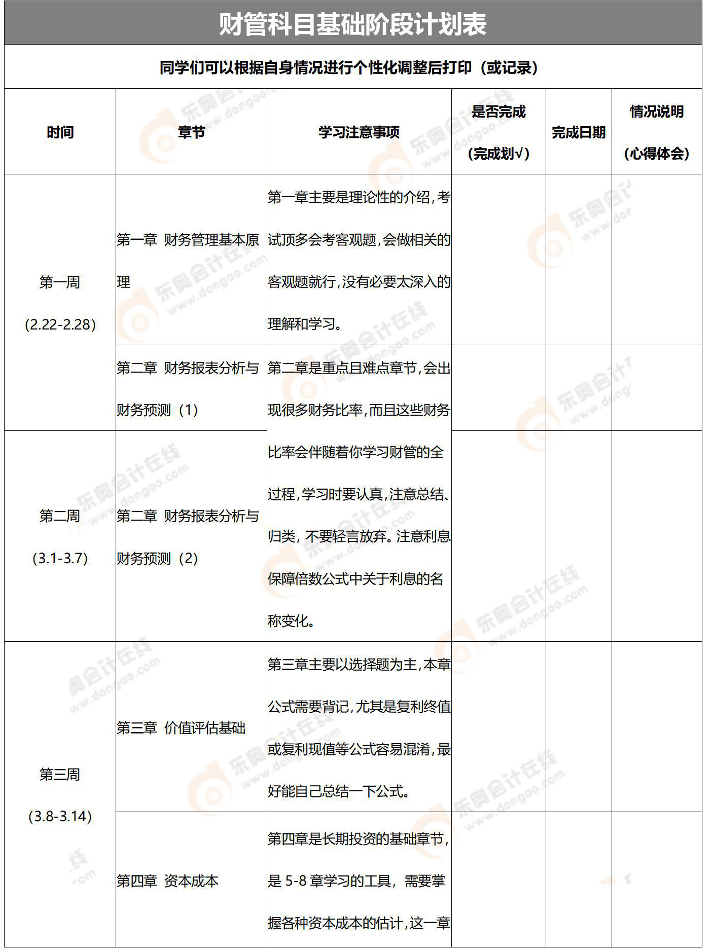 學(xué)習(xí)計(jì)劃