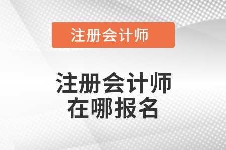 廣西自治區(qū)南寧注冊(cè)會(huì)計(jì)師在哪報(bào)名