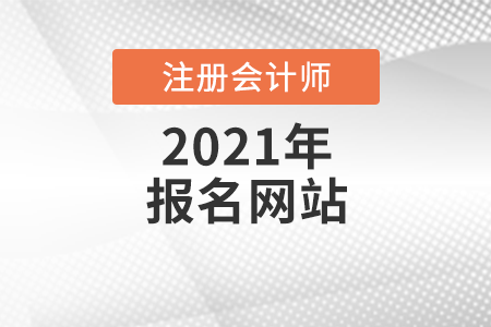 2021年注冊會計師報名網(wǎng)站