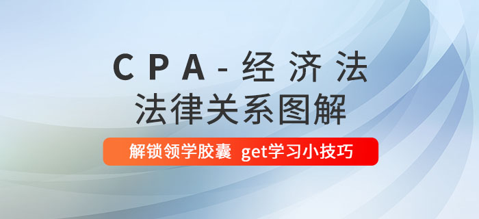 碼??！掌握這幾個(gè)關(guān)系圖，CPA《經(jīng)濟(jì)法》理解起來(lái)容易多了！