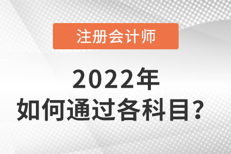 注冊會(huì)計(jì)師如何通過各科目？