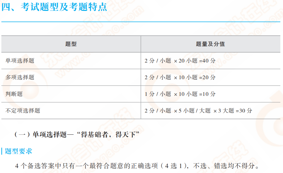 名師梳理初級會(huì)計(jì)實(shí)務(wù)考試題型及考題特點(diǎn)，抓緊來看