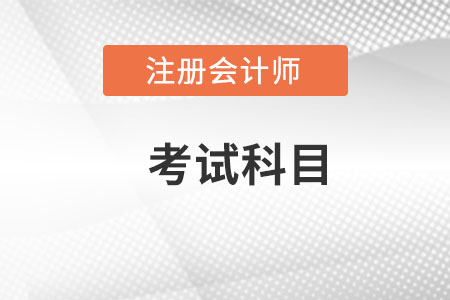 cpa最新發(fā)布的考試科目都有什么？