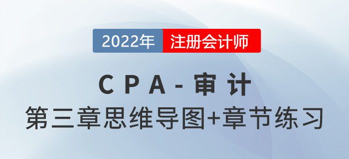 2022年注冊會計師《審計》第三章思維導圖+章節(jié)練習