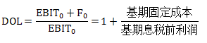 經(jīng)營杠桿與經(jīng)營風險
