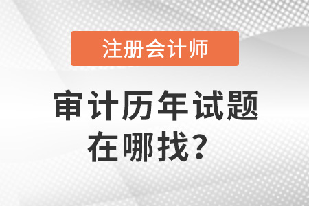 上海市崇明縣cpa審計(jì)真題在哪找？