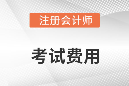 2022年注冊會計師報名費用是多少錢？