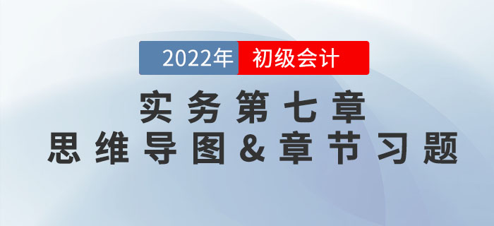 2022年《初級會計實務(wù)》第七章思維導(dǎo)圖+章節(jié)練習