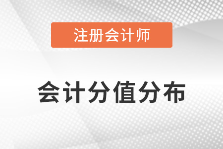 注會會計分值分布是怎樣的？
