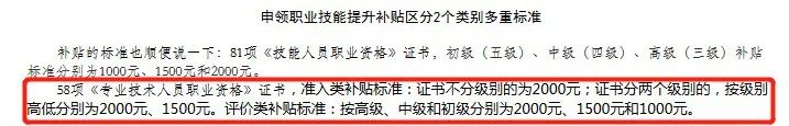 職業(yè)技能補(bǔ)貼