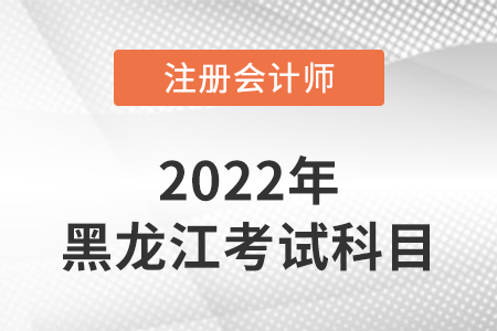 2022年黑龍江省雙鴨山注冊會計師延考考試科目