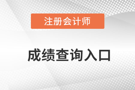2022河北省邯鄲注冊(cè)會(huì)計(jì)師官網(wǎng)成績(jī)查詢是什么？
