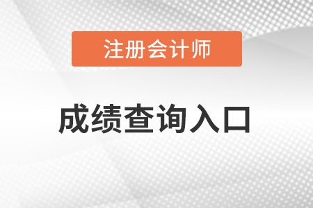 河北省邢臺(tái)注冊(cè)會(huì)計(jì)師在哪里考試成績查詢？