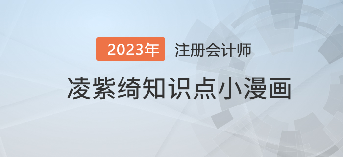 凌紫綺老師知識點(diǎn)小漫畫——注冊會計(jì)師的責(zé)任