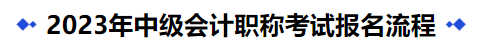 中級(jí)會(huì)計(jì)2023年中級(jí)會(huì)計(jì)職稱考試報(bào)名流程