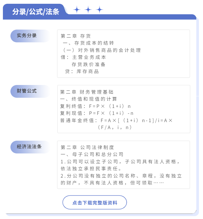 中級(jí)會(huì)計(jì)分錄