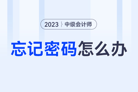 中級(jí)會(huì)計(jì)全國(guó)會(huì)計(jì)資格評(píng)價(jià)網(wǎng)登錄密碼忘了怎么辦？