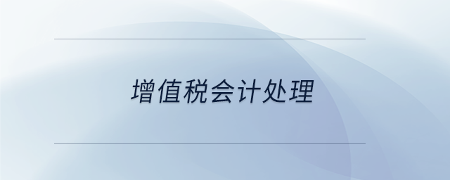 增值稅會(huì)計(jì)處理