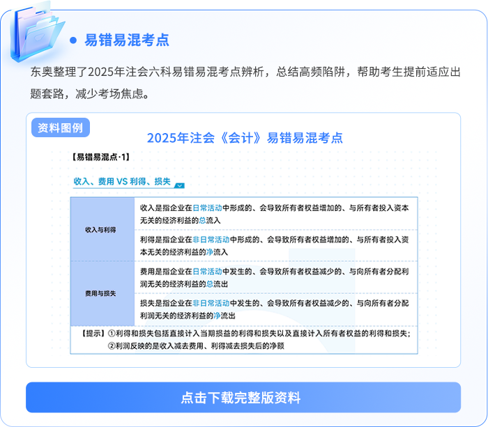 資料板塊-易錯易混