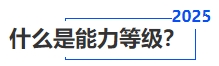 中級(jí)會(huì)計(jì)什么是能力等級(jí)？