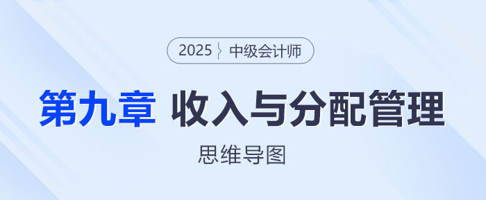 2025年中級(jí)會(huì)計(jì)財(cái)務(wù)管理思維導(dǎo)圖——第九章：收入與分配管理