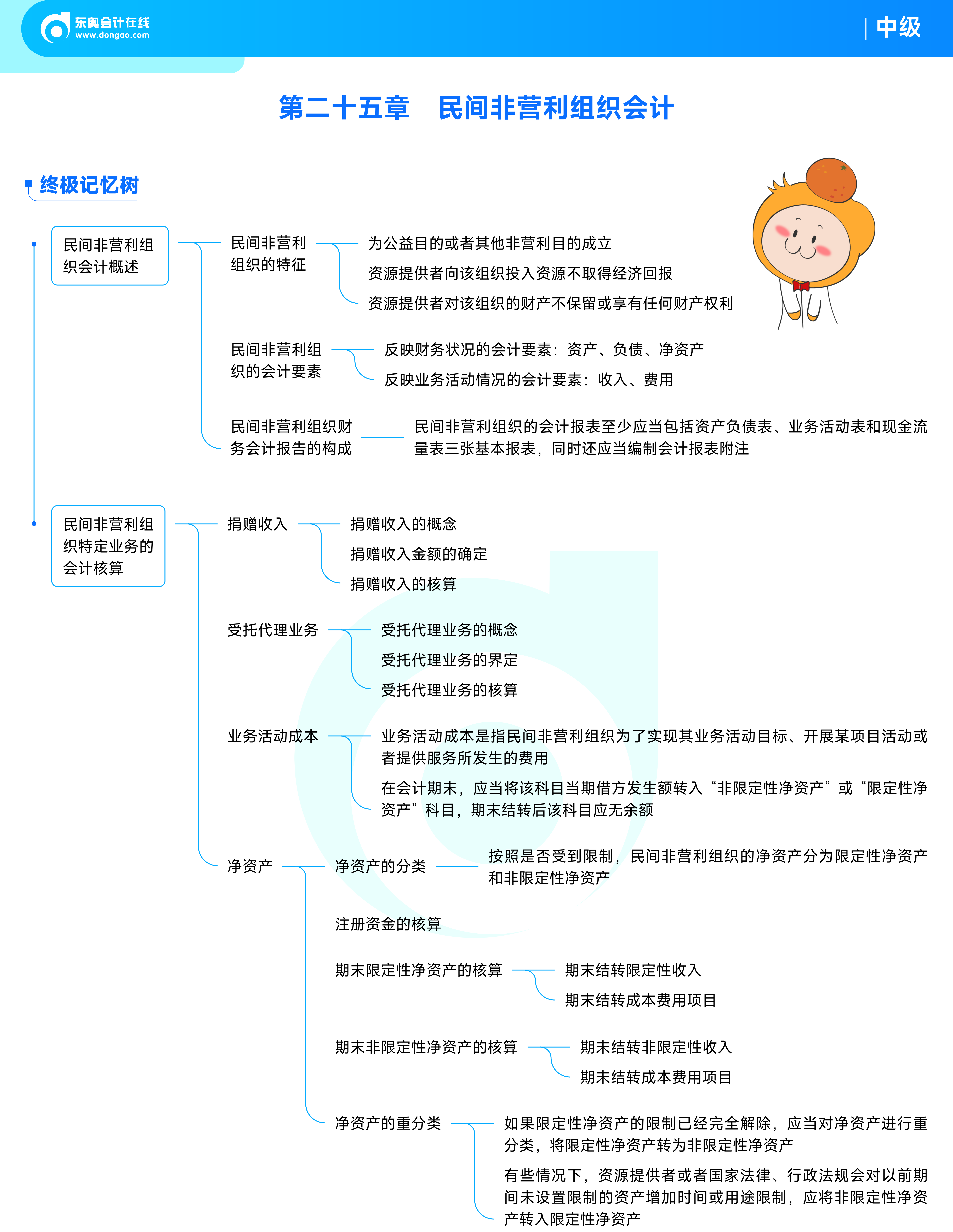 《中級會計(jì)實(shí)務(wù)》思維導(dǎo)圖_民間非營利組織會計(jì)