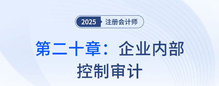 第二十章企業(yè)內(nèi)部控制審計(jì)_2025年注會(huì)審計(jì)習(xí)題隨章演練