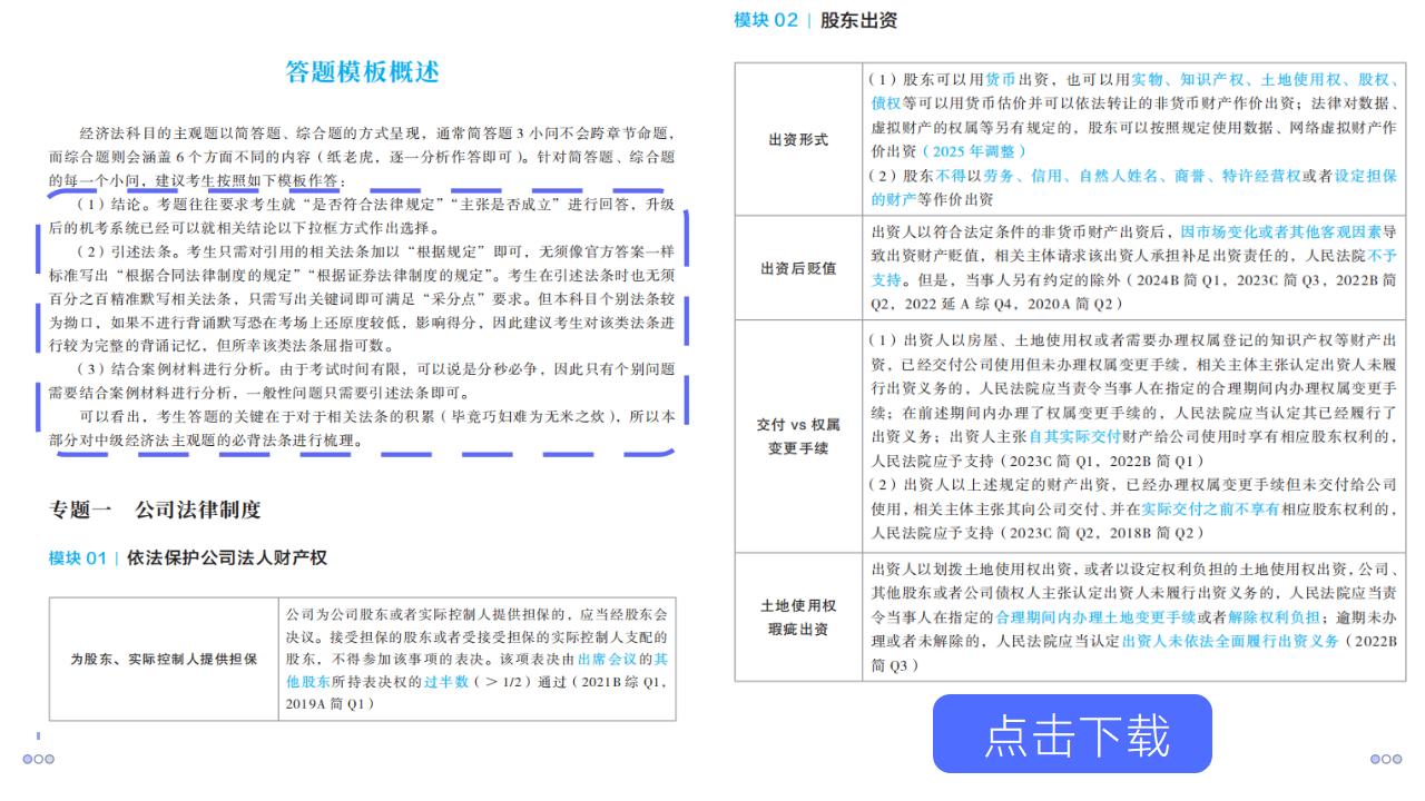 中級(jí)經(jīng)濟(jì)法