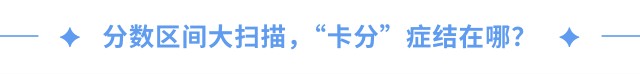 分?jǐn)?shù)區(qū)間大掃描，“卡分”癥結(jié)在哪？