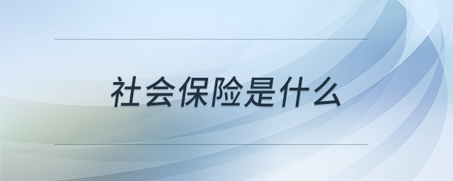 社會(huì)保險(xiǎn)是什么